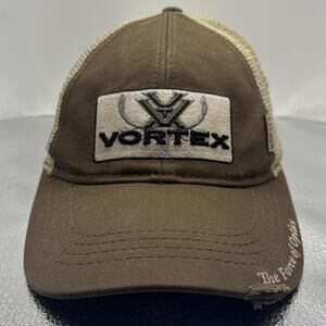 Vortex Optics Hat Brown Trucker Cap Outdoor Hunting Tactical Snapback